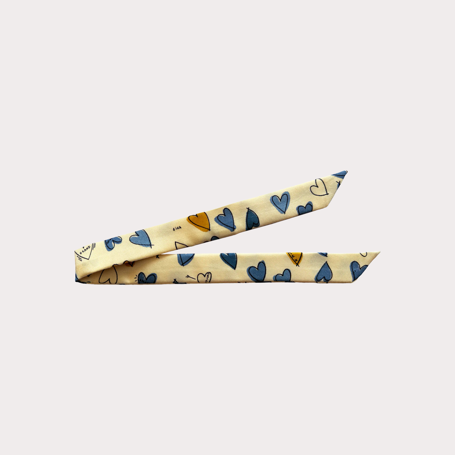 Les Mots Bleus 1cm Ribbon Bracelet