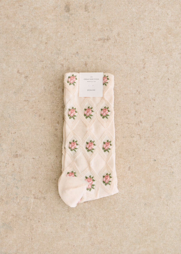 Julia Socks 花卉圖騰襪