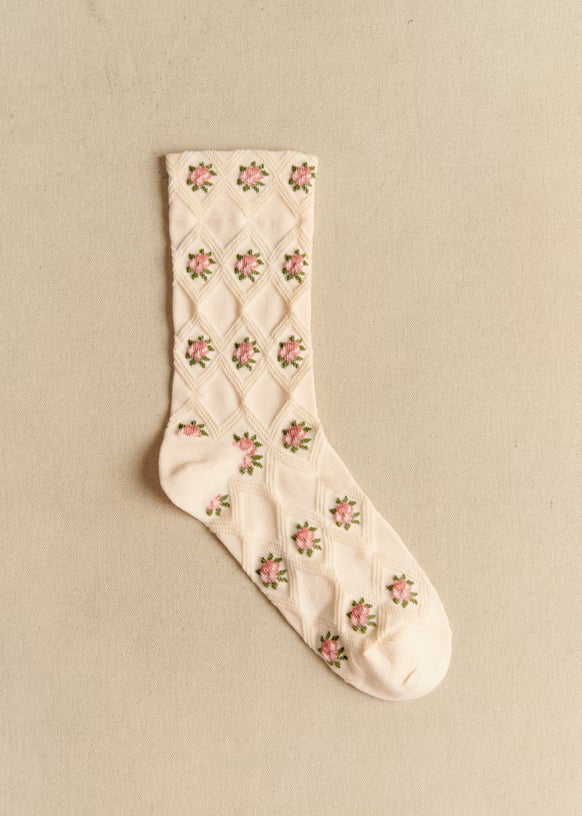 Julia Socks 花卉圖騰襪