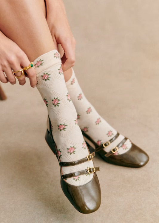 Julia Socks 花卉圖騰襪