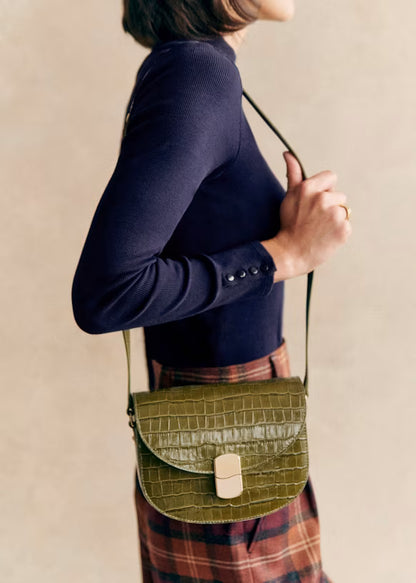 Claude Bag 鱷魚壓紋肩背包