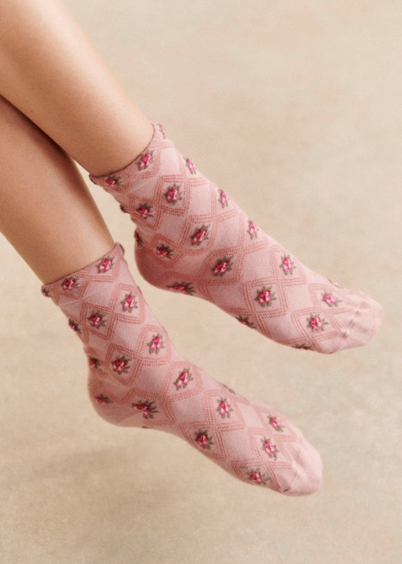 Julia Socks 花卉圖騰襪