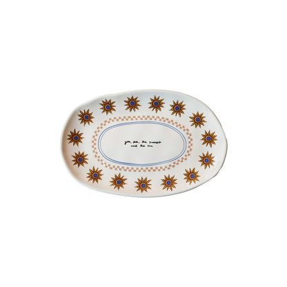 Sun Orange Plate