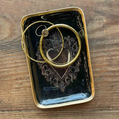 聖心瑪麗亞 復古迷你裝飾盤