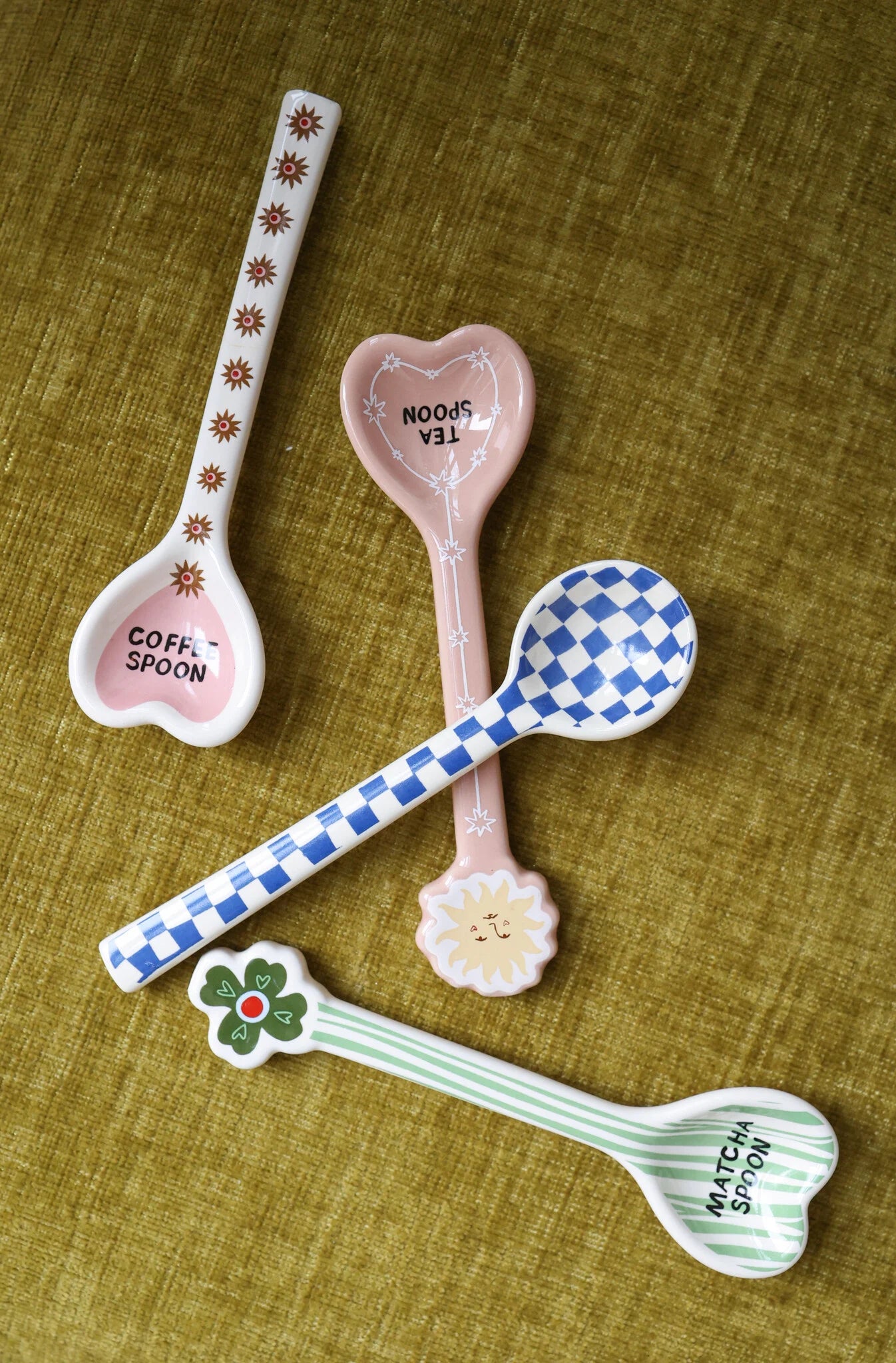 4-Piece Twisted Dessert Spoon Set